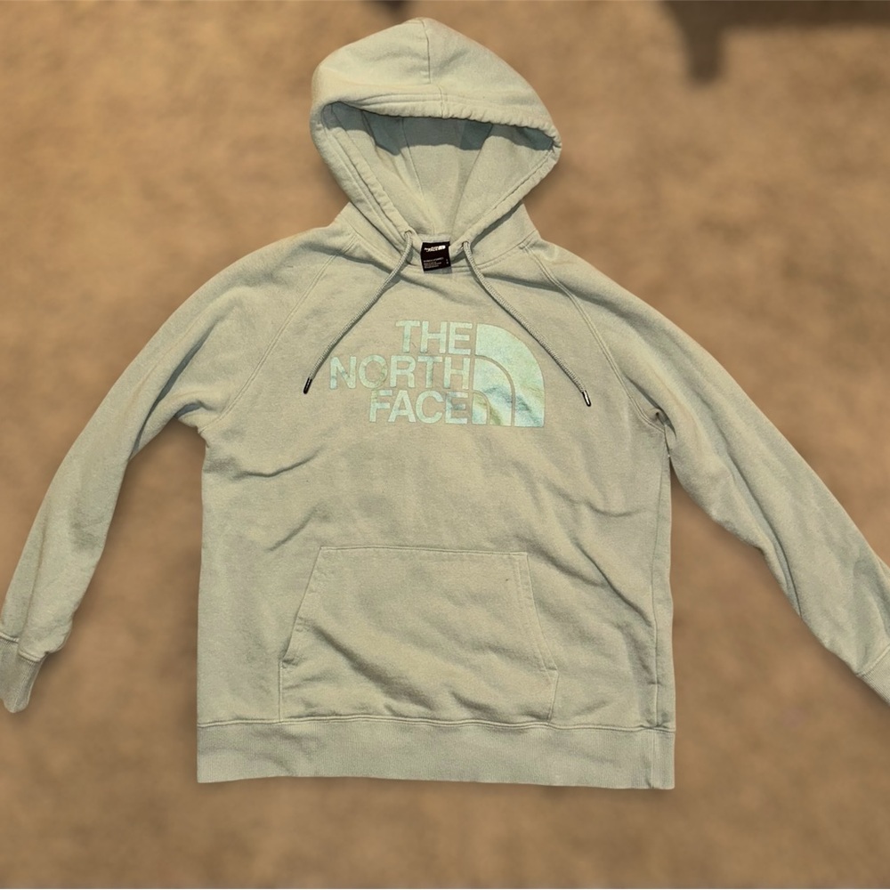 Women’s The North Face Mint Green Hoodie Size Large
